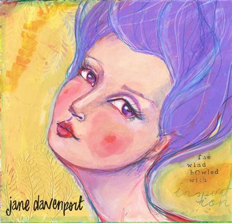 Gallery Jane Davenport Whimsical Art Face Illustration Art Journal Techniques