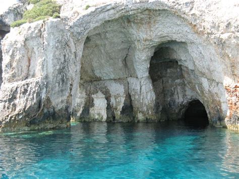 Have A Closer Look At The Caves Blue Caves Of Zakynthos Island Greece Beaches In The World