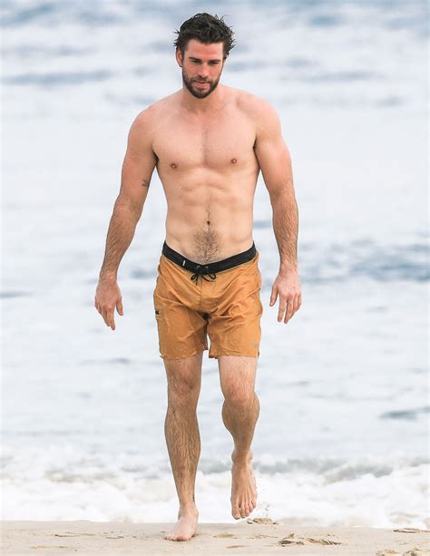 Liam Hemsworth Shirtless And Pantless In Byron Bay March 9 2020 VHMAN