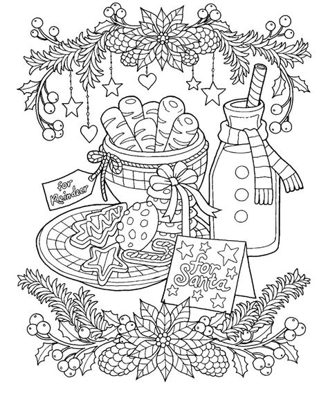 Need even more elf on the shelf help? Christmas Cookies Coloring Page | Free christmas coloring ...