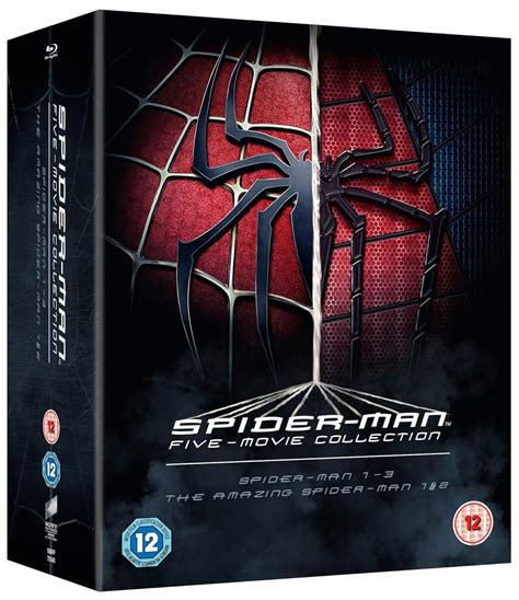 Amazing Spiderman Complete Movie Collection Boxed Bluray Set Region