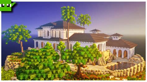 Minecraft Mediterranean House Inspiration Series With Keralis Youtube