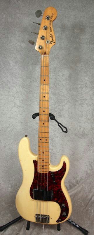 1972 Fender Precision Bass Blonde Finish Same Bass As Colin Greenwood