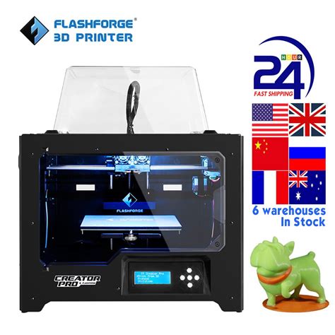 Flashforge Creator Pro 3D Printer High Precision Dual Extrusion Dual