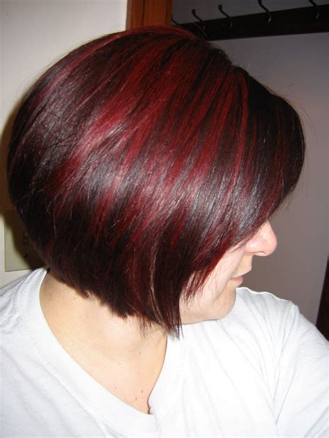 Dark Auburn Hair With Cherry Red Highlights Really Like The Colour