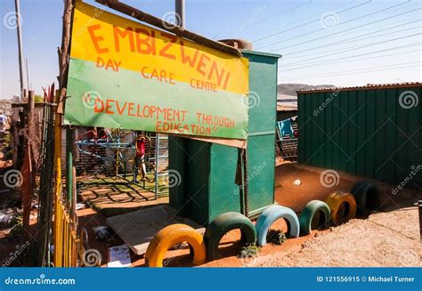 Small Creche Daycare Preschool In Suburban Soweto Neighborhood