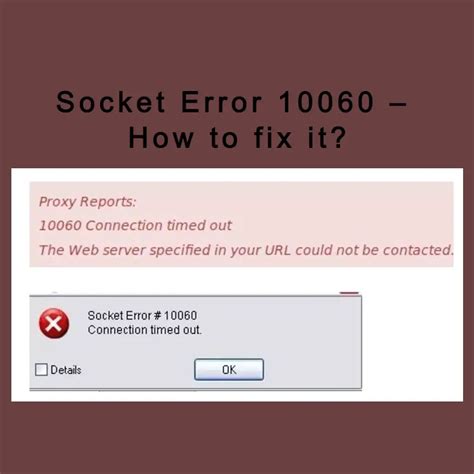 How Do You Deal With Connection Timeout With Socket Error