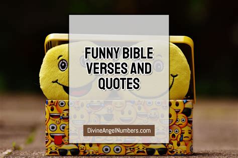 82 Funny Bible Verses And Quotes