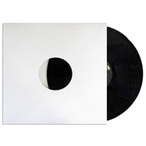 12 White Chipboard Cardboard Sleevesjackets 25 Pack For Lps 33s Vinyl