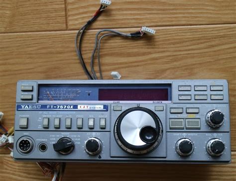 Yaesu Hf Transceiver Ft 757gx Front Panel Unit Working The Unit