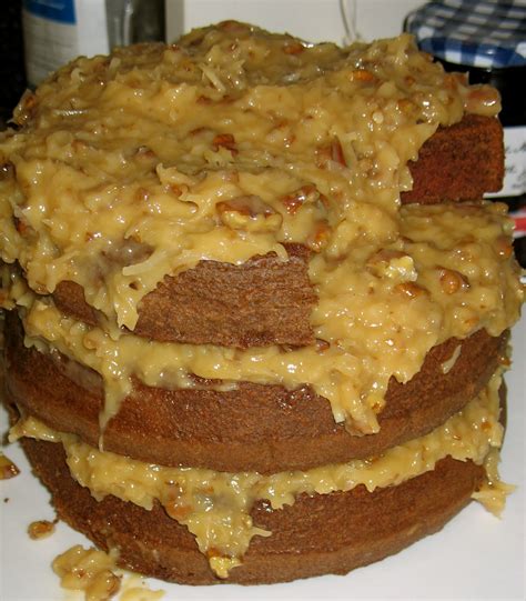 Stir in melted chocolate, buttermilk, eggs, and vanilla extract, until just combined. Susanna Pitzer: German Chocolate Cake - from Scratch!