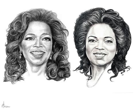 Oprah Winfrey Drawing By Murphy Elliott Fine Art America