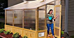 Autumn is the harvest time. DIY Greenhouse