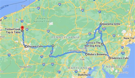 The Epic 3 Day Pennsylvania Restaurant Road Trip