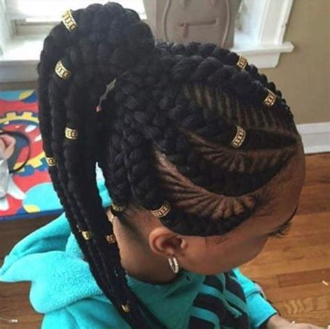 Dope Braid Pattern And Accents By Narahairbraiding