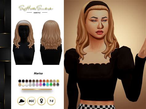 Sims 4 — Marisa Hair And Headband Set By Sehablasimlish — Maxis