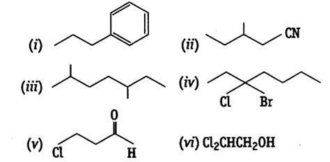 Give The Iupac Names Of The Following Cbse Class 11 Chemistry Learn