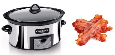 Cooking Bacon In Crock Pot Explained Miss Vickie