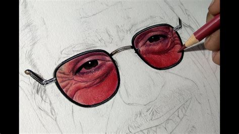 drawing realistic glasses with colored pencils sunny sohal art youtube