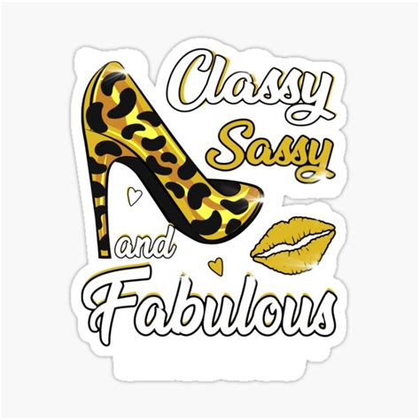 Classy Sassy And Fabulous Since 1960 Sticker For Sale By Abidilana