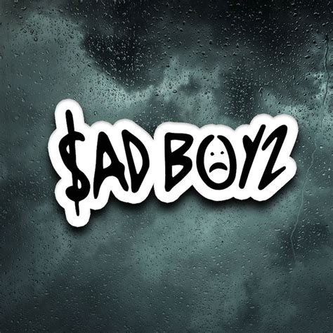 Sad Boyz Junior H Stickers 2 Pack Las 3 Torres High Gloss Etsy