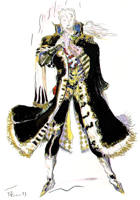 Setzer Gabbiani Characters Art Final Fantasy VI