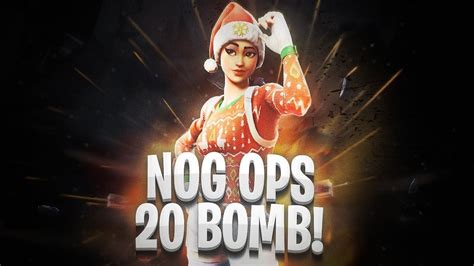 A Nog Ops Goes Into A Solo Match And Drops A 20 Bomb Fortnite Battle