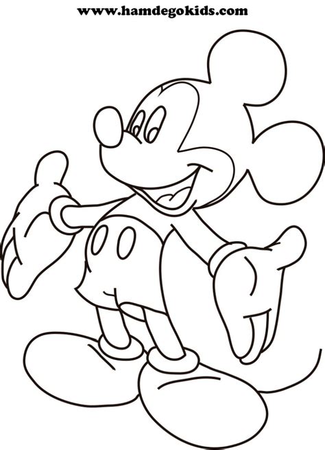 Dibujar Y Colorear A Mickey Mouse