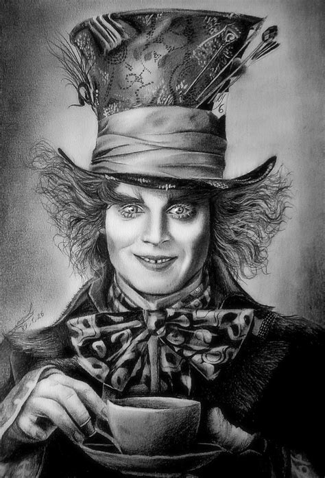 Mad Hatter By Maggy P Alice In Wonderland Drawings Mad Hatter