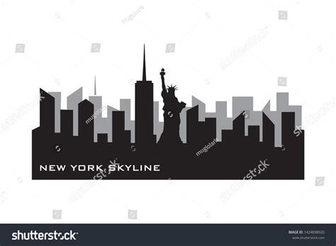 New York Skyline Vector Illustration Royalty Free Stock Vector