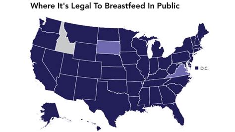Its Legal To Breastfeed In Public In Every State But Idaho
