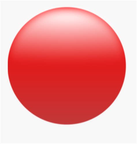 Embed this image in your blog or website. Transparent Red Circle Clipart - 3d Red Circle Png , Free ...