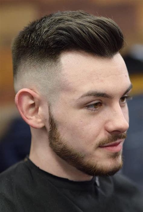 Taper Fade With Hand Brush Up This Quiff May Be Small But Its