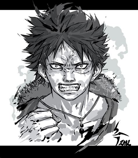 Angry Angry Angry Luffy By Shiroho Art On Deviantart