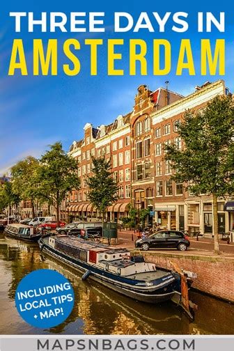 3 days in amsterdam itinerary for first timers maps and bags