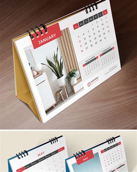 Desk Calendar 2020 Table Calendar 26 Pages Planner