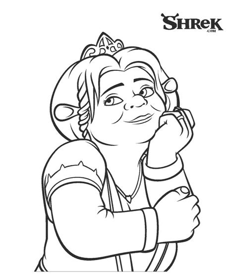 Princess fiona (classic) by colour1art1chick on deviantart. Kids-n-fun.com | 18 coloring pages of Shrek 3