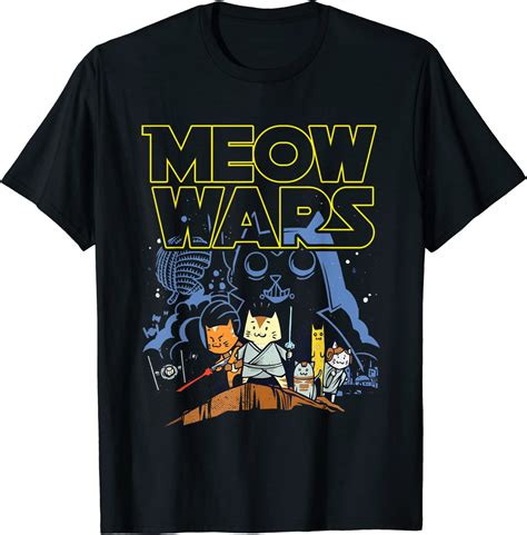 Meow Wars Cat Ts For Cat Lovers Cat Stuff Themed Ts T Shirt