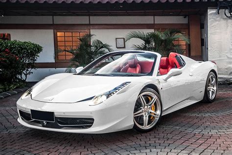 Therefore, it will definitely be a keeper. Ferrari 458 Spider White DPE MT5 | Wheel Front