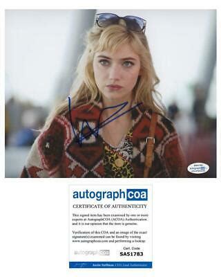 Imogen Poots Need For Speed AUTOGRAPH Signed X Photo B ACOA