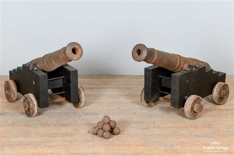 Late 19th Century Ornamental Cannons