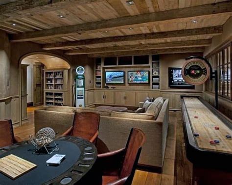 Awesome Man Caves For Men Masculine Interior Design Ideas