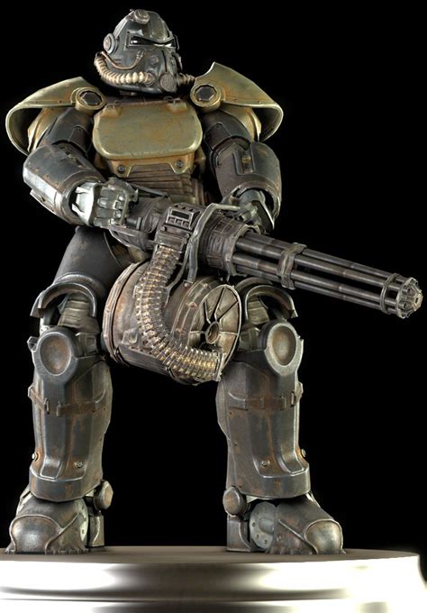 The T 51 Power Armor Is A Power Armor Set In Fallout 4 First Seeing
