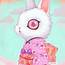 Kawaii Bunny Kimono Art Print Pastel Big Eyes  Etsy