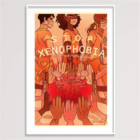 “stop Xenophobia” Poster