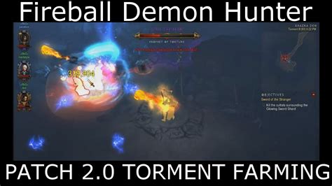 Diablo Patch Fireball Demon Hunter Torment Farming Youtube