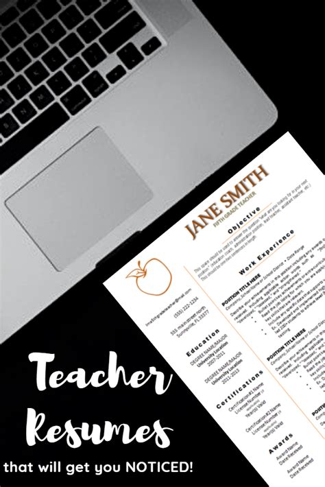 Teacher Resume Template Editable Basic Resume Teacher Resume Template