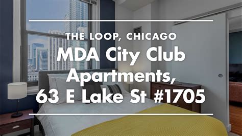 Chicago Apartment Tour Mda City Club Furnished Apartment In The Loop