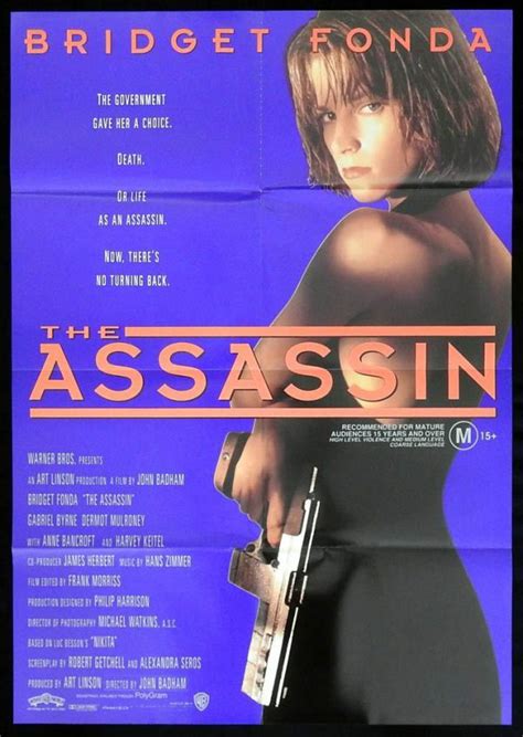 Assassin Aka Point Of No Return Original One Sheet Movie Poster Bridget
