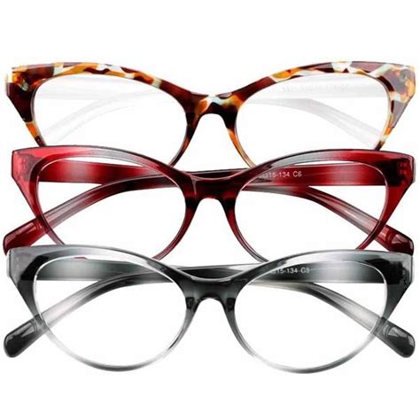 Soolala Ultralight Cat Eye Reading Glasses Women Eyeglasses 0 1 15 2 25 3 35 Womens